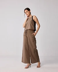 Reistor Women's Wide-leg Drawstring Pants