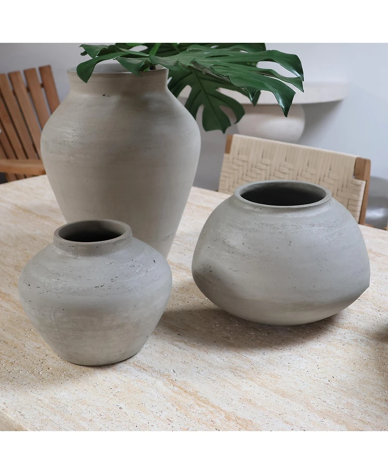 Dovetail Furniture, Aria Cement Outdoor Vase