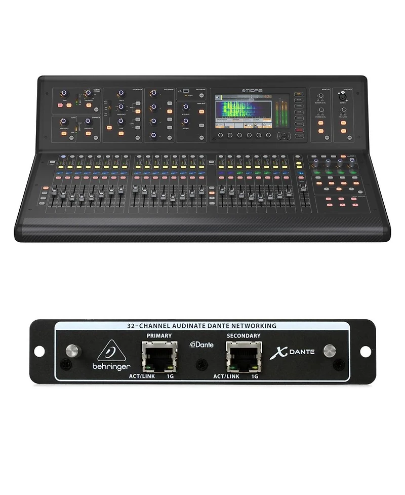 Midas M32 Live 40-Channel Digital Console, Bundle with High-Performance 32-Channel Expansion Card