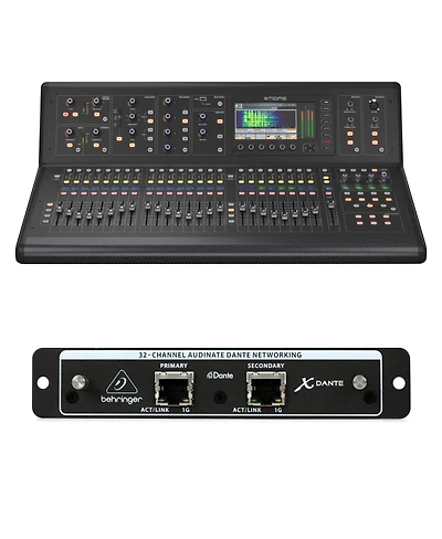 Midas M32 Live 40-Channel Digital Console, Bundle with High-Performance 32-Channel Expansion Card