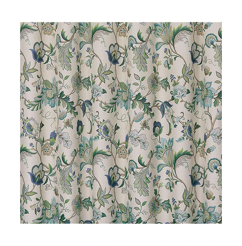 Ellis Curtain Brissac Classic Floral Design Buttonholes Shower Curtain