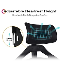 Byootique 28" Height Tall Director Chair Folding Artist Makeup Head Rest 2 Pack