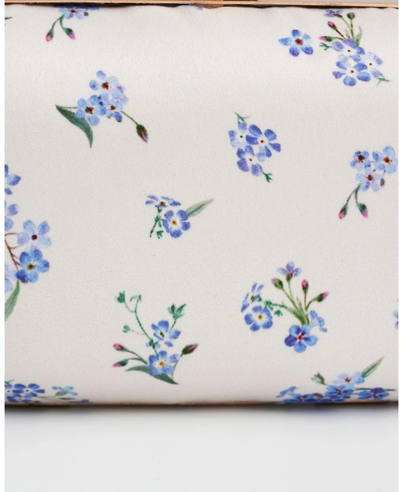 Fable England Women's Forget-Me-Not Pearl Handle Clutch