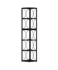 Slickblue Modern Corner Shelving Unit for Living Room and Office