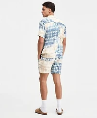 Sun Stone Mens Maverick Dye Effect Short Sleeve Shirt Shorts Macys Exclusive
