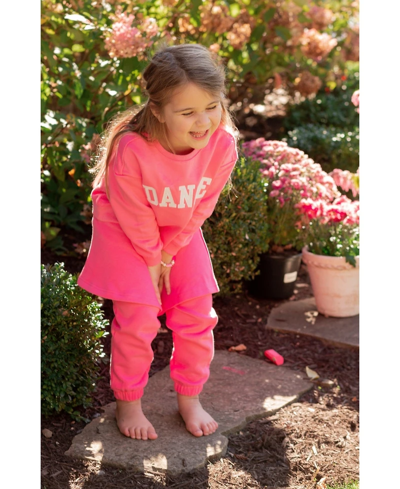 Bits & Bows Toddler Girls Skirted Bow Joggers