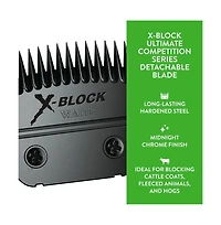Wahl Professional Animal X-Block Ultimate Competition Series Detachable Blade for Cattle and Sheep