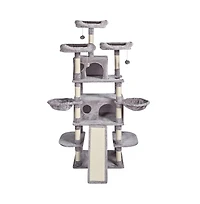 Ruie Cat Tree 68 in Tall Cat Tower with 2 Condos Sisal Posts Hammocks Perches