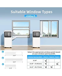 Cowsar 8000 Btu Portable Air Conditioner, 5-in-1 Ac Unit