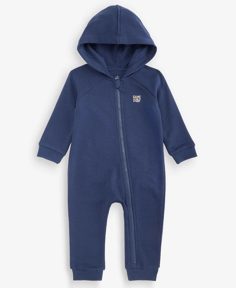 First Impressions Baby Boys' 0M-24M Hooded Football Coverall, Macy's Exclusive