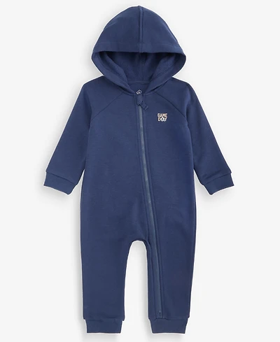 First Impressions Baby Boys' 0M-24M Hooded Football Coverall, Macy's Exclusive