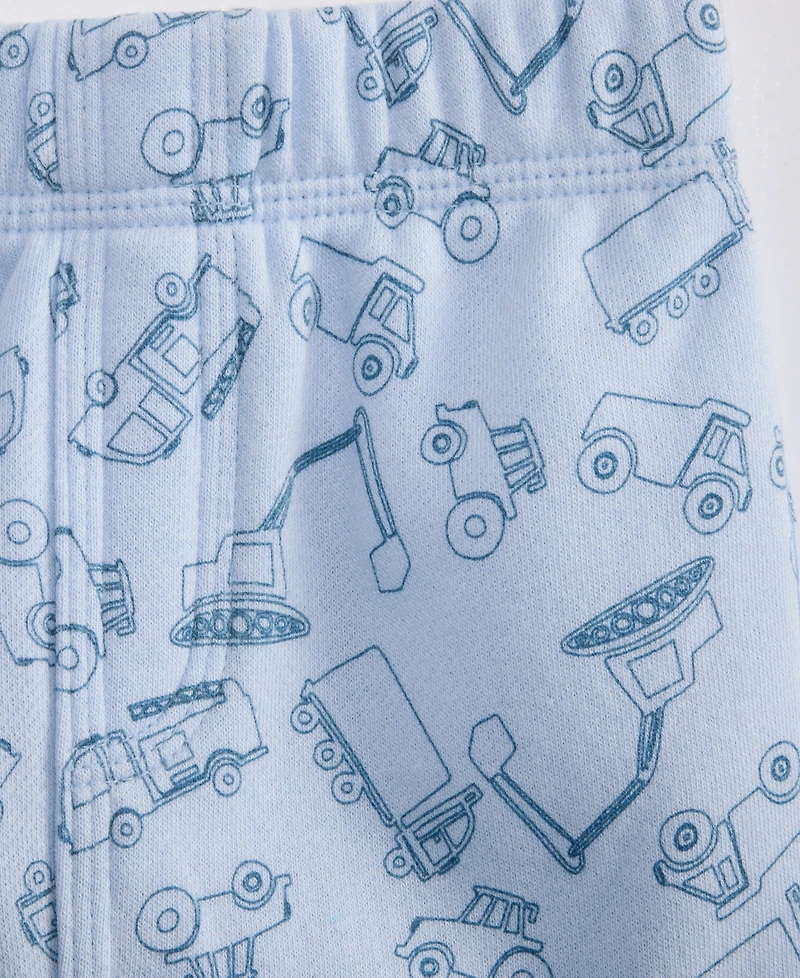 First Impressions Baby Boys' 3M-24M Mix & Match Construction-Print Jogger Pants, Macy's Exclusive