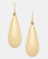 Dkny Puffy Statement Hoop Earrings