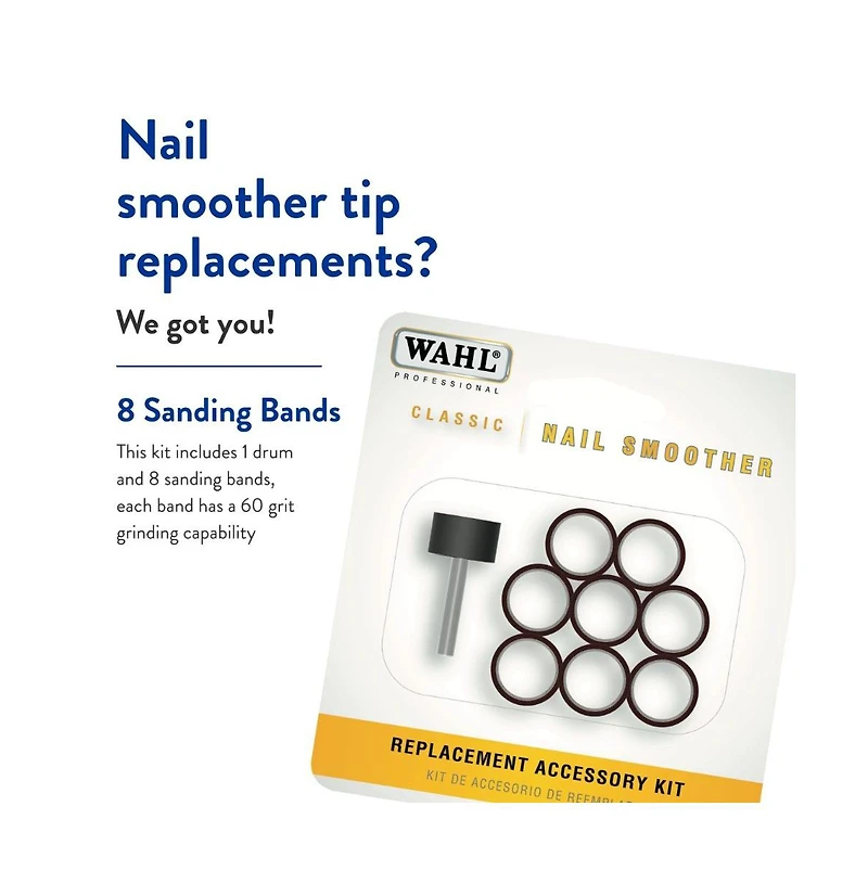 Wahl Professional Animal Classic Nail Smoother Replacement Kit