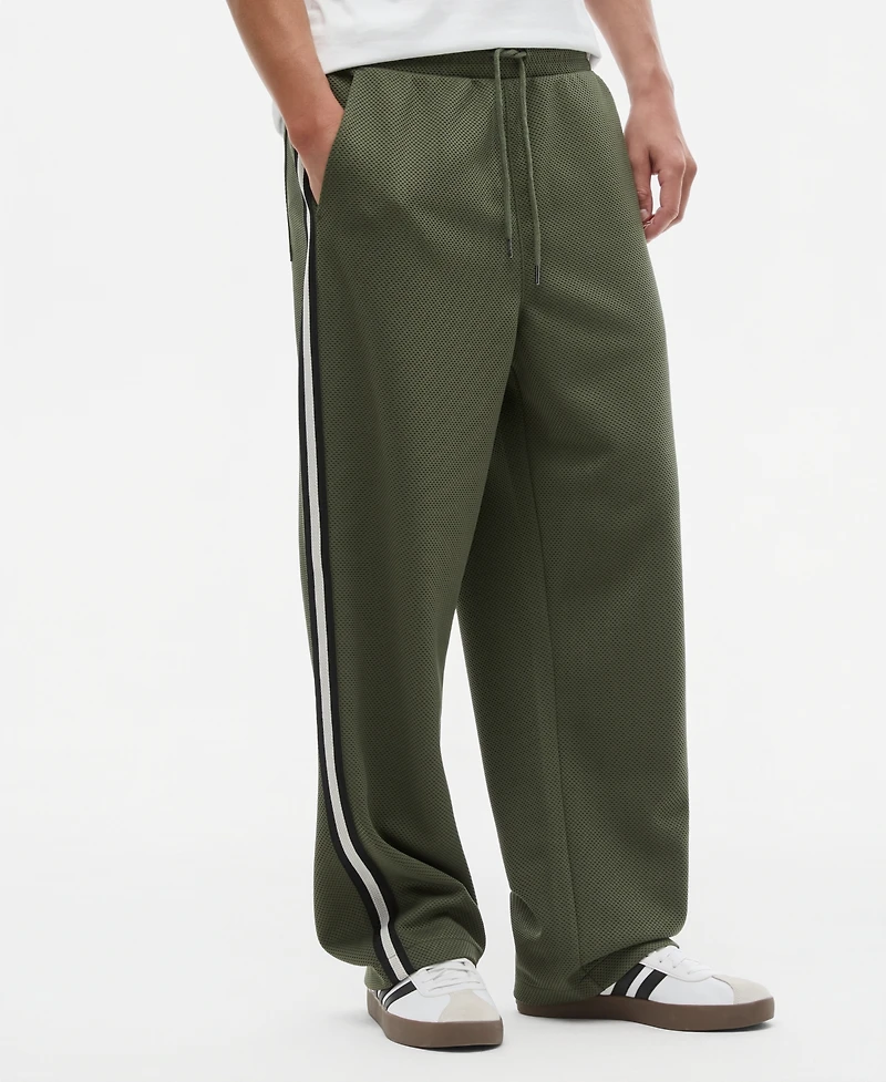 Mode of One Men's Sport Mesh Striped Drawstring Pants, Macy's Exclusive