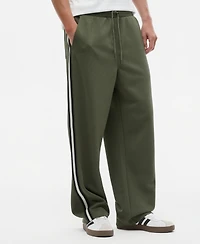 Mode of One Men's Sport Mesh Striped Drawstring Pants, Macy's Exclusive