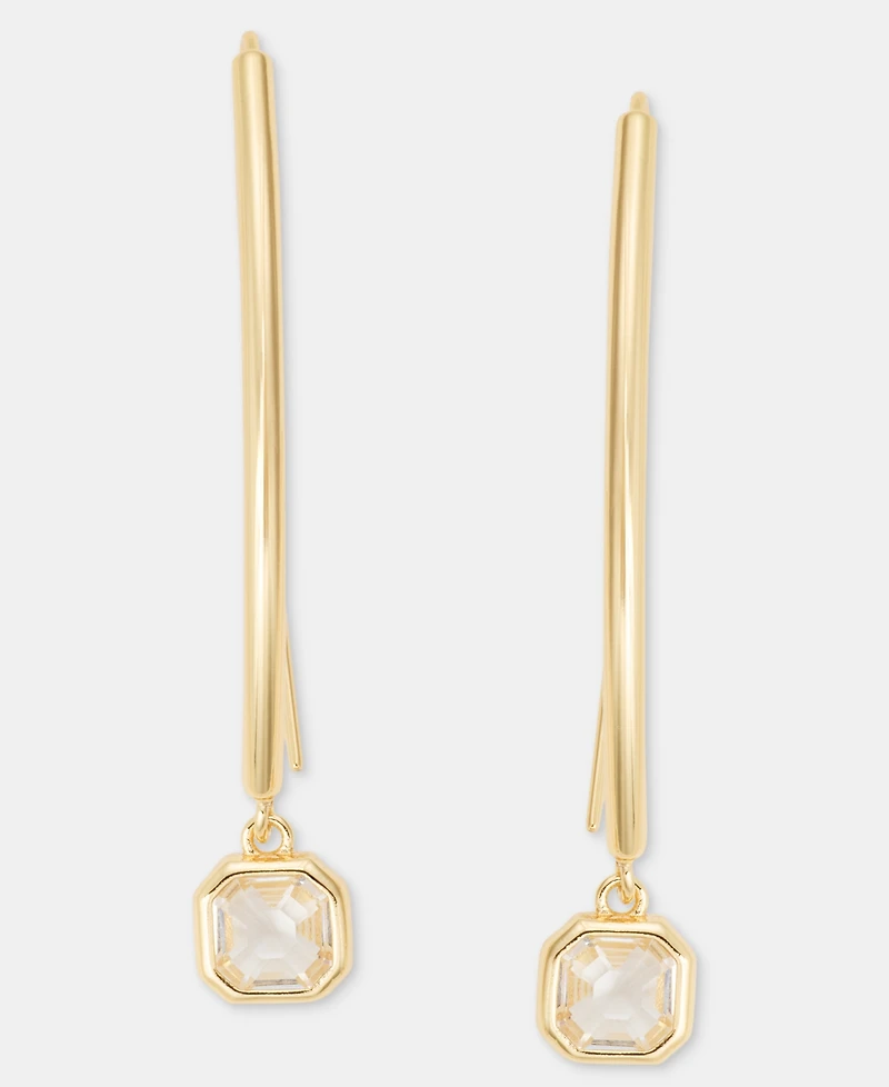 Lauren Ralph Stone Threader Earrings