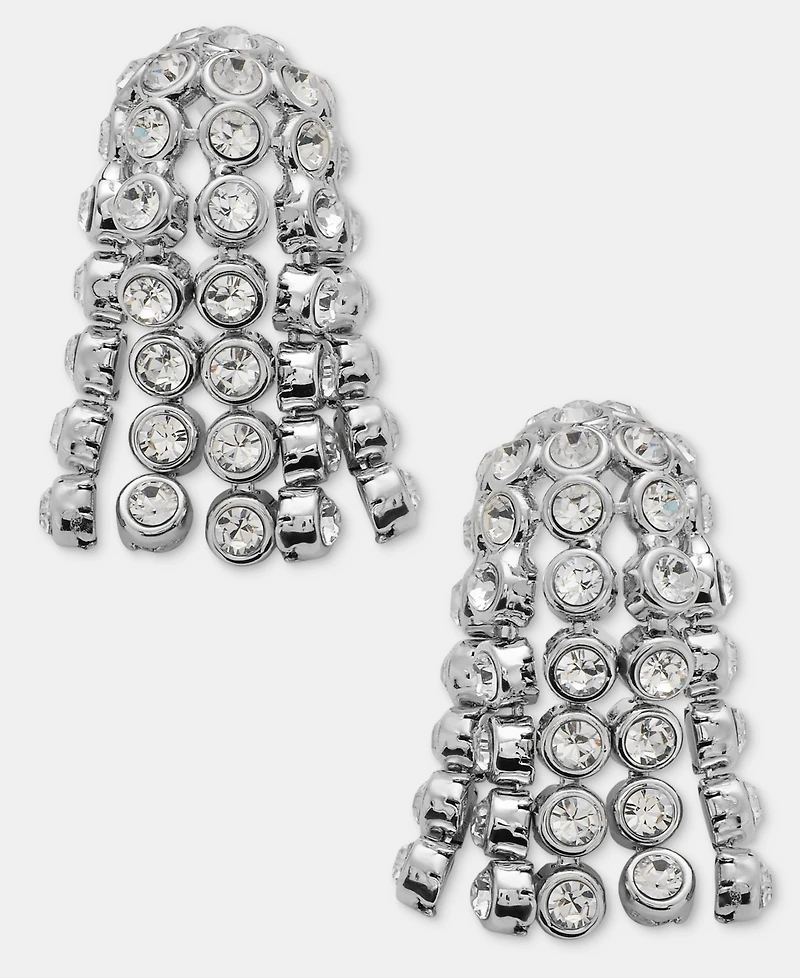 Givenchy Crystal Fringe Stud Earrings