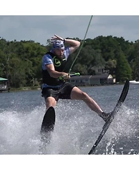 O'Brien Watersports 2191114 Adult 64 inches Celebrity Water skis, Blue and Black