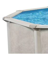 Aquarian Phoenix 21' x 52" Round Steel Frame Above Ground Outdoor Swimming Pool