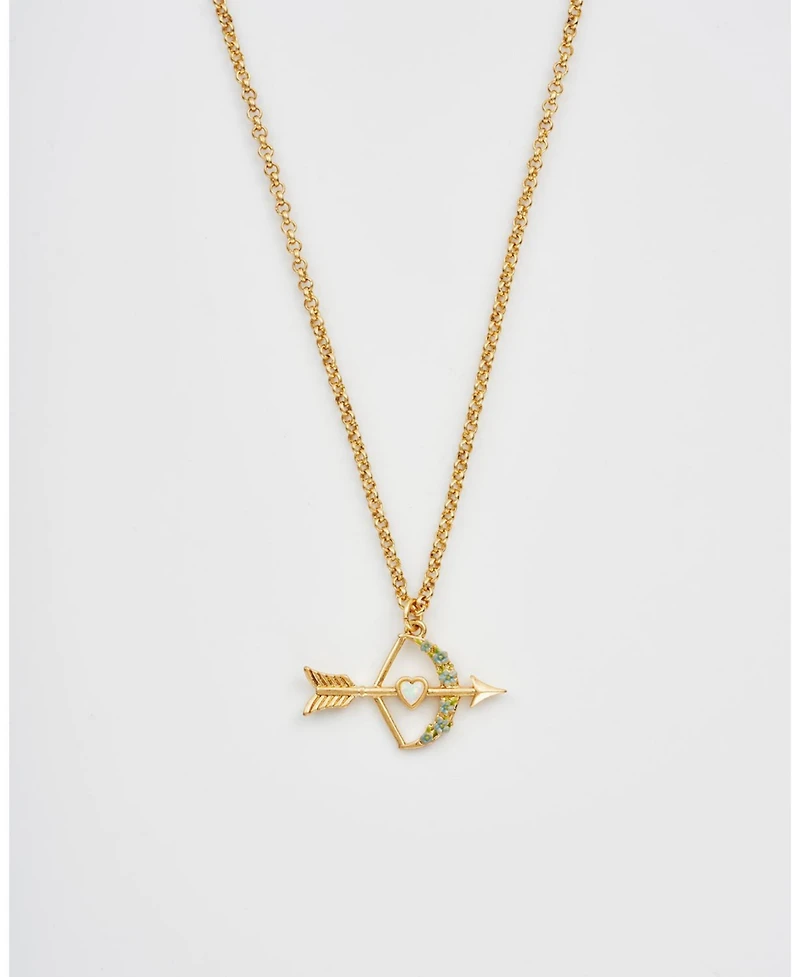 Fable England Cupids Bow and Arrow Necklace