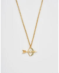 Fable England Cupids Bow and Arrow Necklace