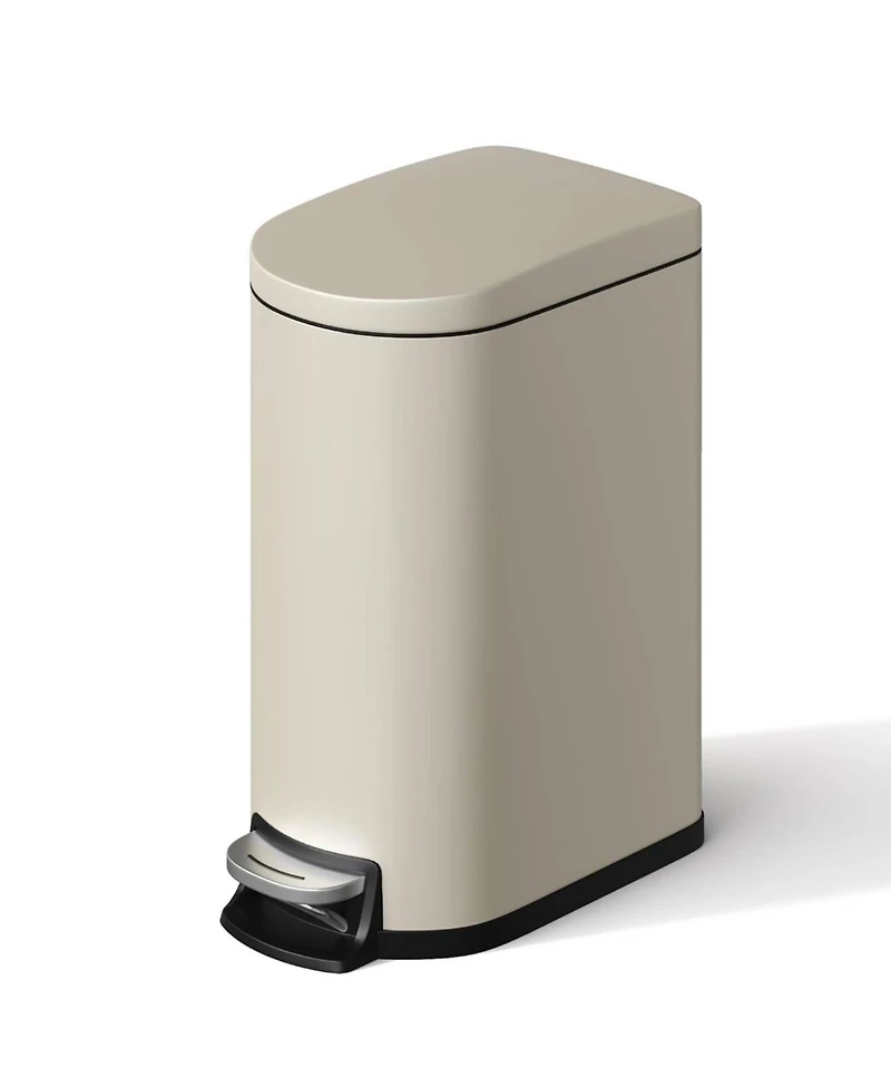 Gaomon Stainless Steel Step-on Trash Can, Slim Kitchen Garbage Bin