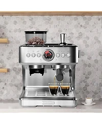 gaomon 20 Bar Professional Coffee Maker, Espresso Coffee Machine, Built-in Coffee Grinder