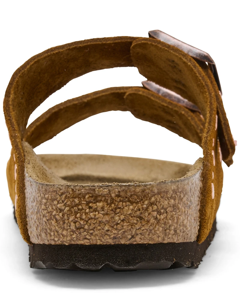 Birkenstock Women's Arizona Rivets Suede Leather Sandals from Finish Line