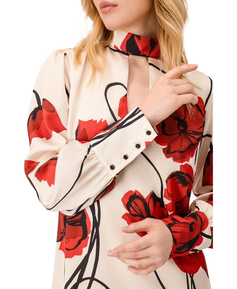 Ivonne Women's Floral Print Mini Dress