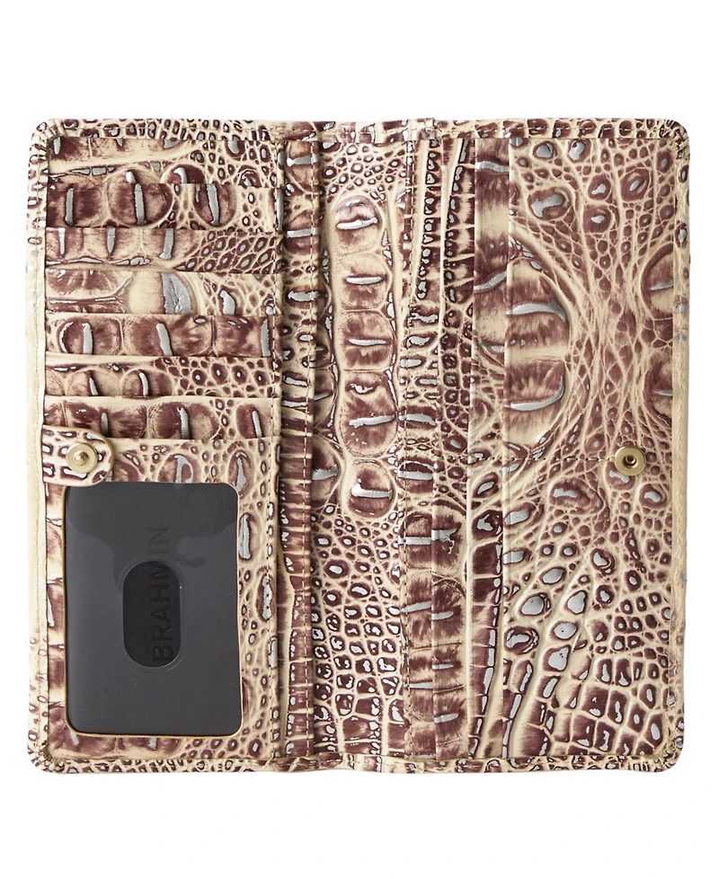 Brahmin Adelle Ombre Melbourne Embossed Leather Wallet
