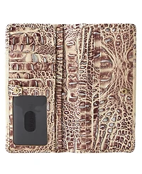 Brahmin Adelle Ombre Melbourne Embossed Leather Wallet