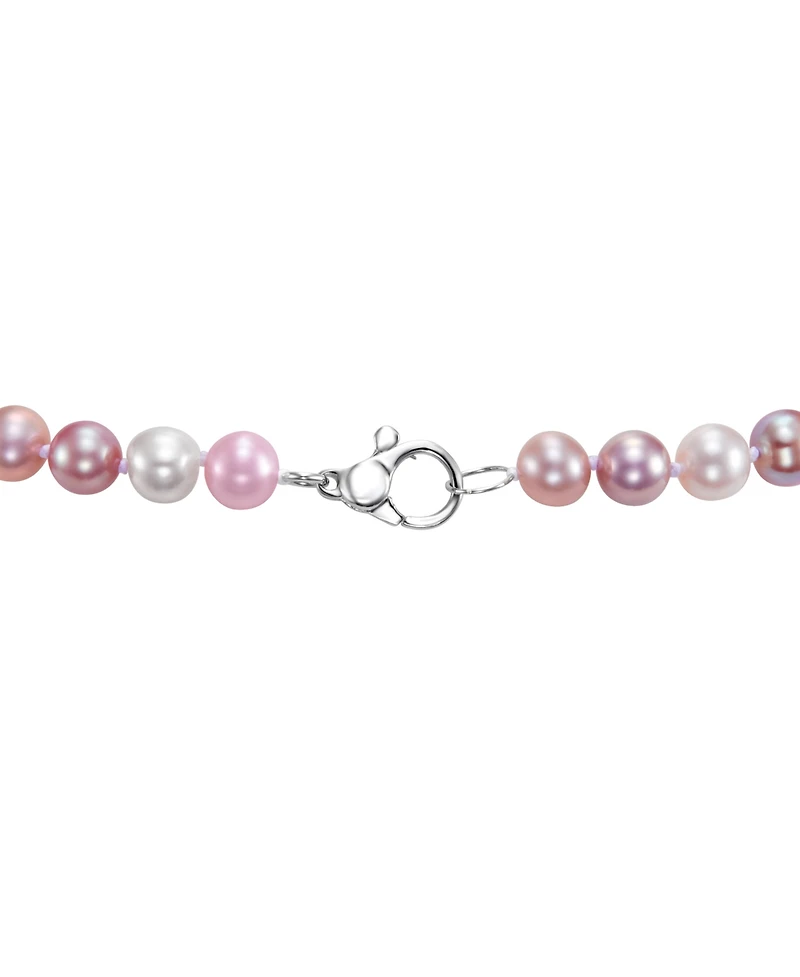 Macy's Freshwater Pearl (8-9mm) Necklace in Sterling Silver