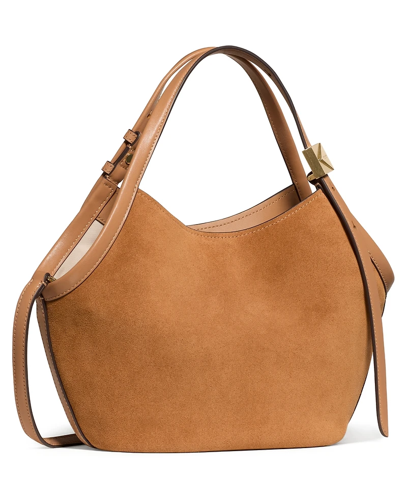 kate spade new york Deco Tulip Medium Suede Tote Handbag