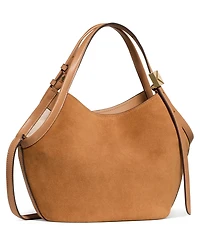 kate spade new york Deco Tulip Medium Suede Tote Handbag