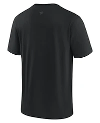 Fanatics Men's New York Yankees Black Out Heavyweight T-Shirt
