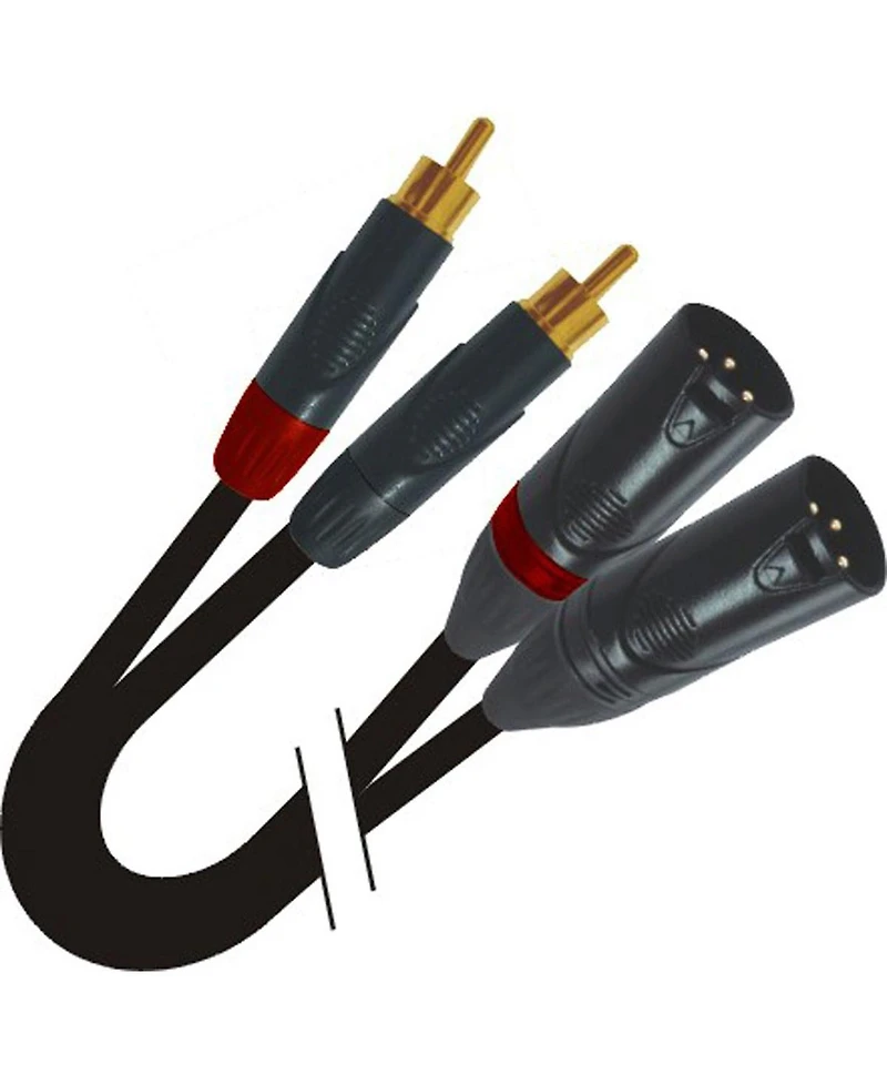 ProX Xc-DRXM05 5' Dual Rca-m to Dual XLR3-m Unbalanced High Performance Audio Cable