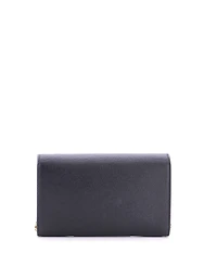 Pre-Owned Saint Laurent Uptown Chain Wallet Leather