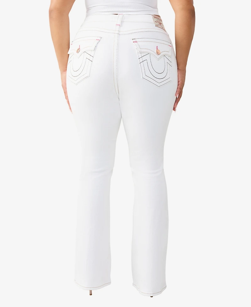 True Religion Plus Becca Bootcut Flap Jeans