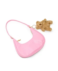Zomi Gems Girls Teddy Bear Charm Shoulder Handbag