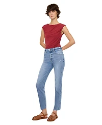 KanCan Essential Women's Ariana High Rise Straight Jeans