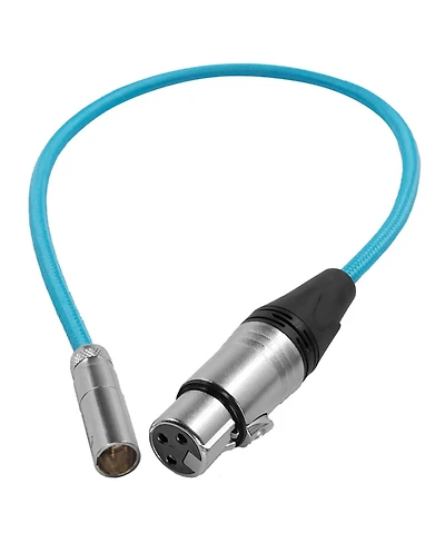 Kondor Blue 3' Mini Xlr Male to Xlr Female Audio Cable for Bmpcc 6K Pro and C70 Camera