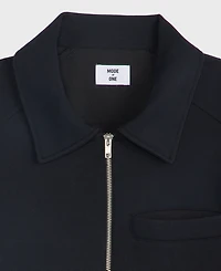 Mode of One Men's Relaxed-Fit Sweatshirt-Knit Jacket, Macy's Exclusive