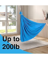 gaomon Sensory Swing for Kids and Adults, Indoor Sensory Swing for Hug Like Calming Effect, Double Layered Soft Fabric and Heavy Duty Hardware