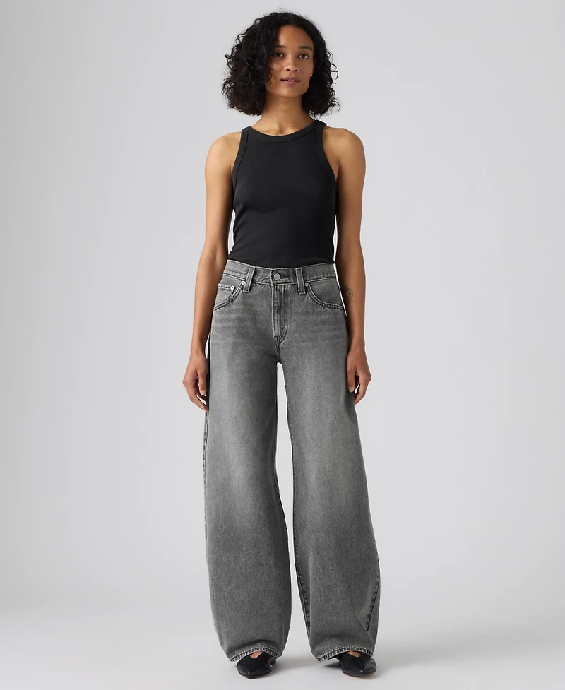 Levi's Women's Middy Balloon Mid Rise Denim Loose Jeans