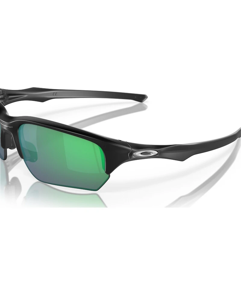 Oakley Unisex Rectangle Sunglasses, OO9363 64 Flak Beta