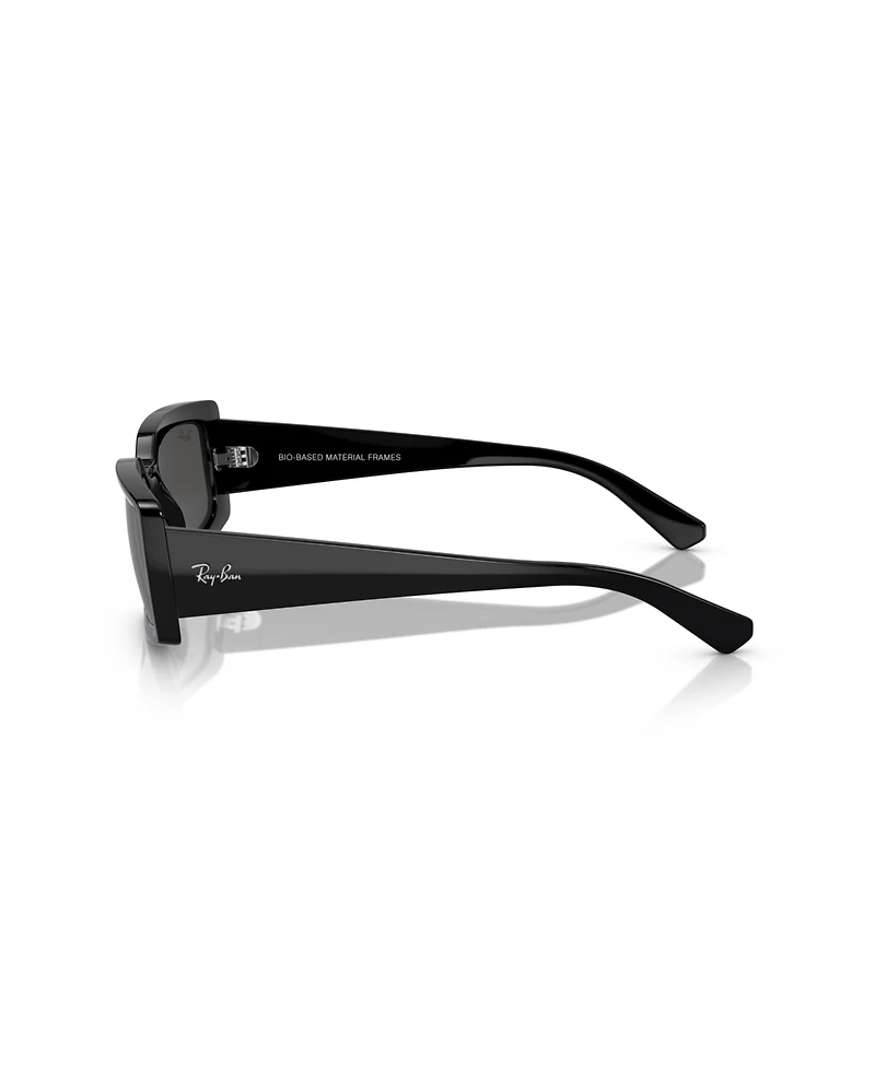 Ray-Ban Unisex Rectangle Sunglasses, Kiliane Bio-Based RB4395