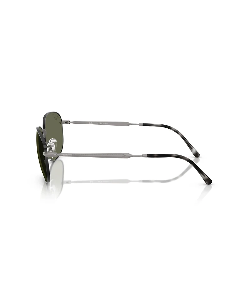 Ray-Ban Unisex Polarized Rectangle Sunglasses, RB3754