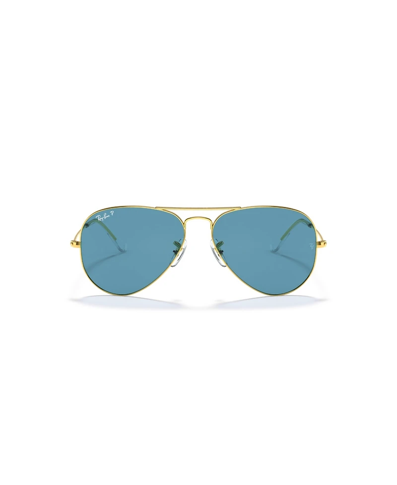 Ray-Ban Unisex Aviator Classic Polarized Lenses Polarized Pilot Sunglasses, RB3025