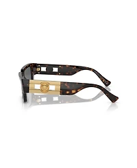 Versace Unisex Rectangle Sunglasses, VE4459F